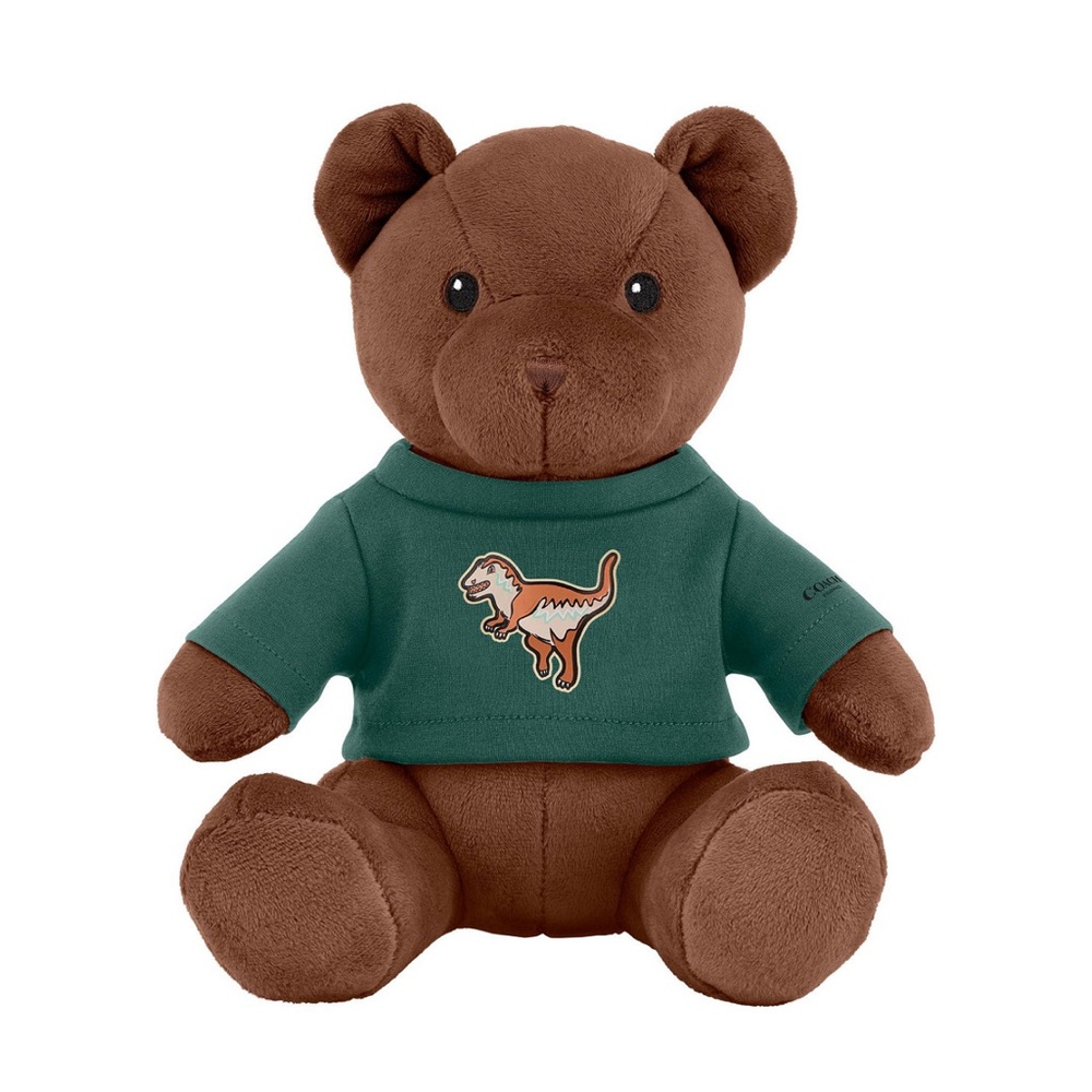 COACH Fragrance TEDDY BEAR Plush 9" x 7" GWP Dinosaur Shirt.